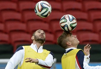 Ultime entraînement avant France-Honduras à Porto Alegre