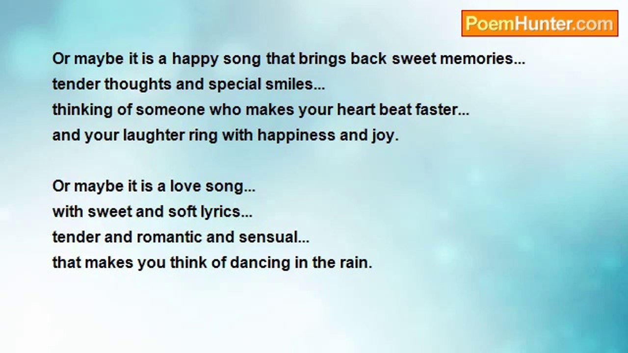 mestup poems - Rain