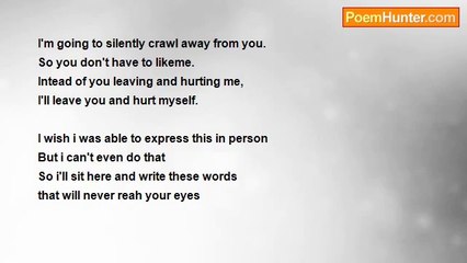 Maura Hunt - One last thing to say to you.