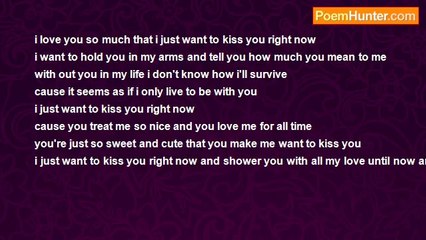 candice freeman - i just want to kiss you