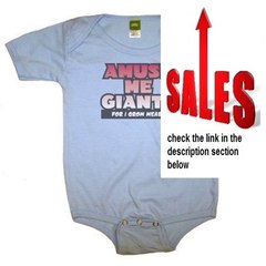 Best Deals Oddi-Tees AMUSE ME GIANTS Baby Funny Romper Snapsuit Onesie Review