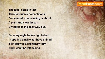 Brie Carter - I won't be left behind