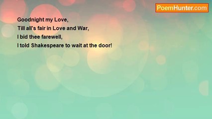 Audrey Bautz - I bid thee Farewell...