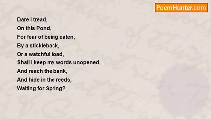 Anthony Dover - Pond Skater