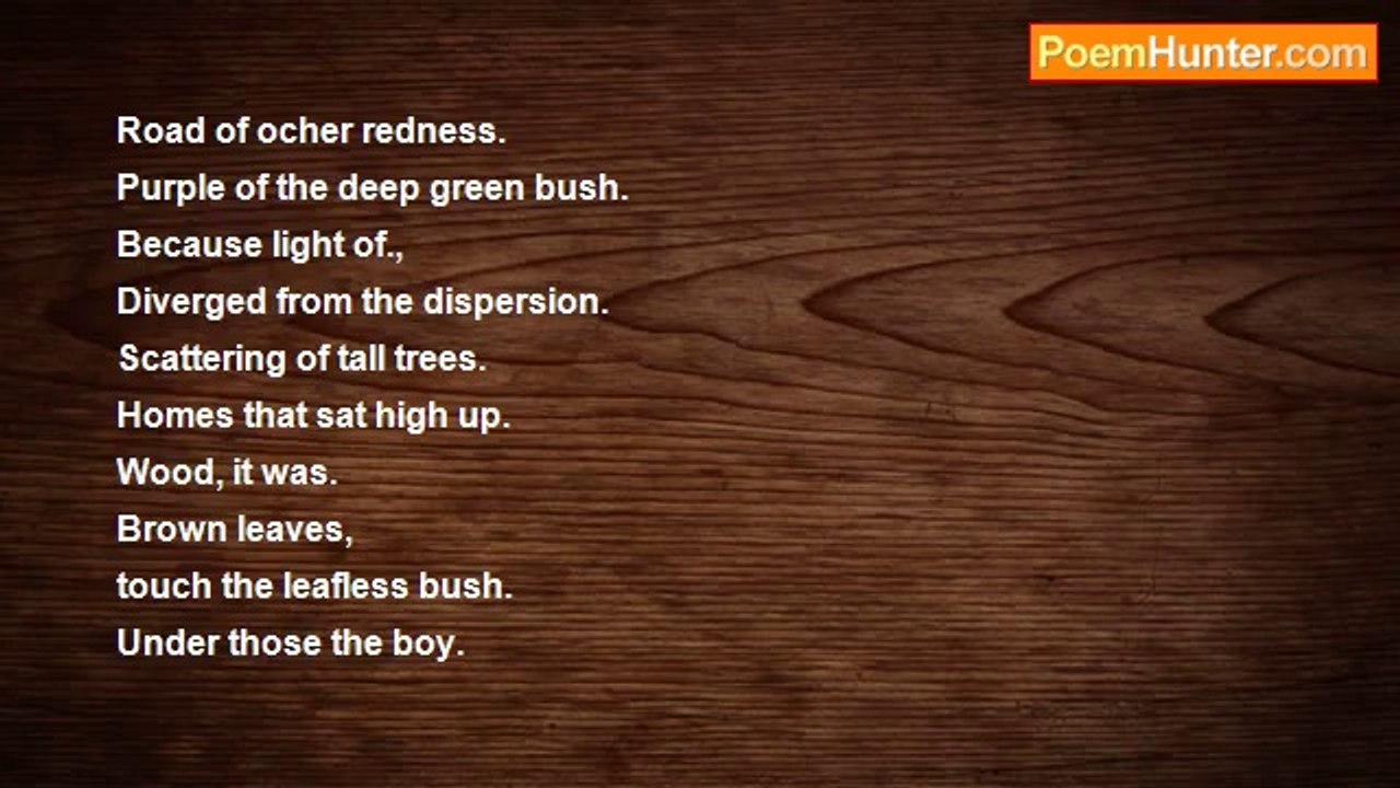 Is It Poetry - Scattering of Tall Trees