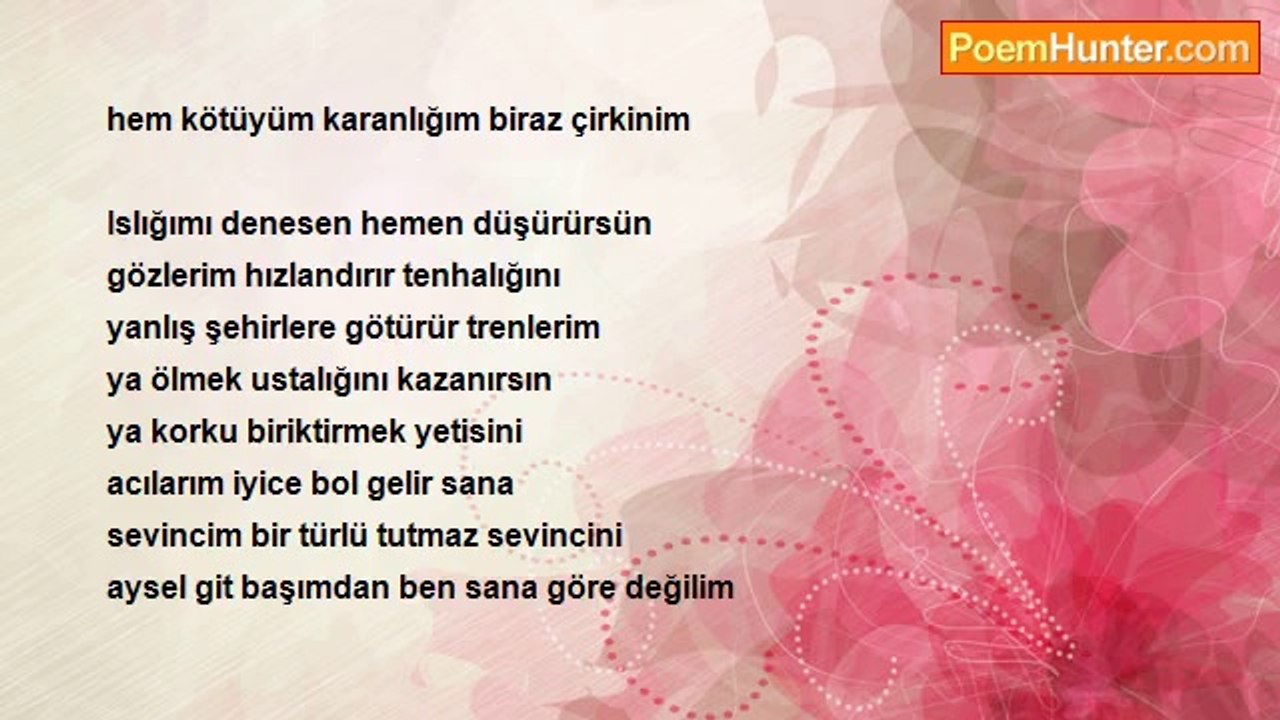 Attila İlhan - Aysel Git Başımdan