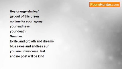 peter yamazaki - July's Falling Leaf