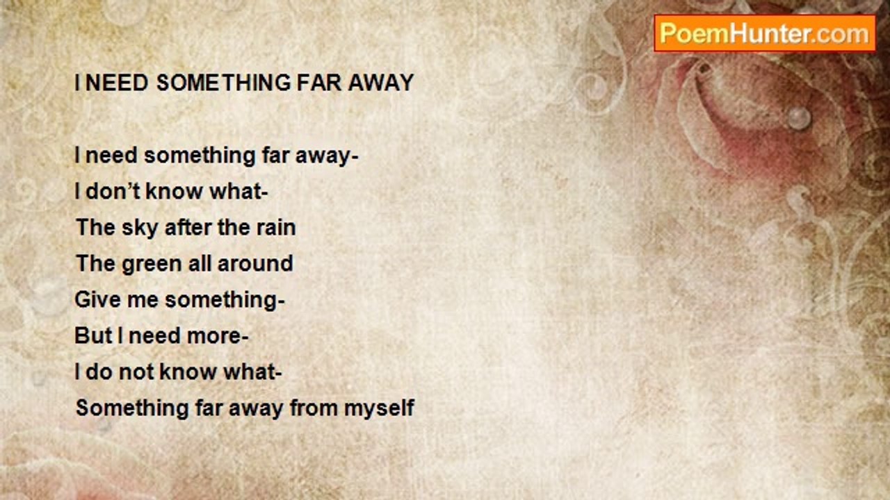 Shalom Freedman - I Need Something Far Away
