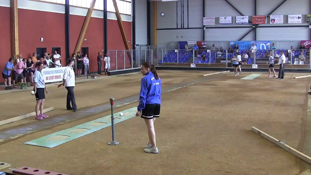 Second tour, finale de la Coupe d'Europe des Clubs Féminins, Sport Boules, Saint-Denis-les-Bourg 2014