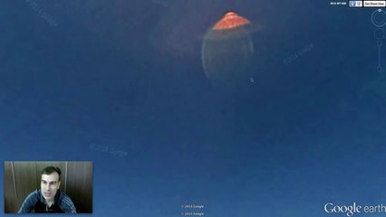 UFO +Alien .Google Earth Map.2014,
