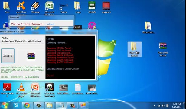 How to Unlock and Get Winrar Passwords 2014
