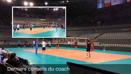 Dernier entraînement des Bleus /  France Allemagne / Ligue Mondiale 15062014