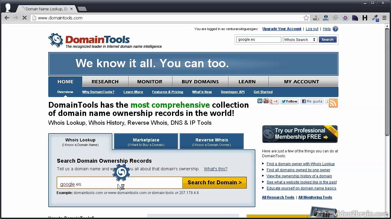 [Tutorial] Registro en Domain Tools (8.3)