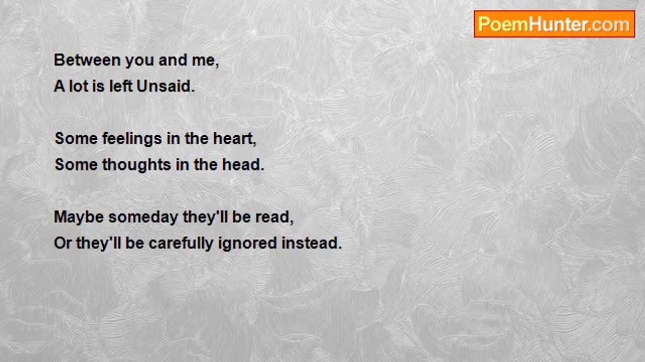 Priyanka Shetty - Unsaid