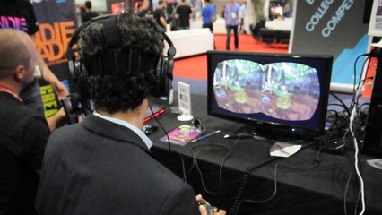 Démonstration de "Xing The Land Beyond" tournant avec un Oculus Rift.