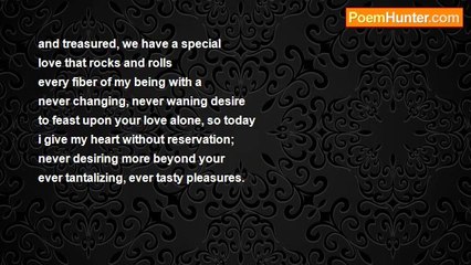 Carolyn Brunelle - ACROSTIC (my bacon valentine)