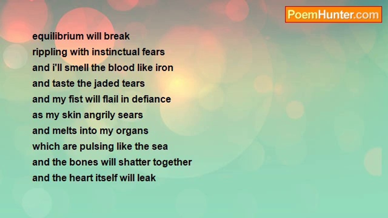 Savanna Hillyer - Dying in a black hole.