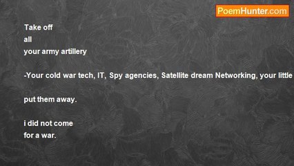 Atef Ayadi - To Eve: Disarm Yourself