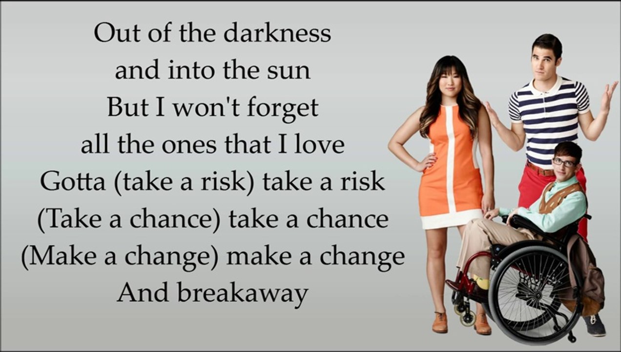 Glee - Breakaway Lyrics