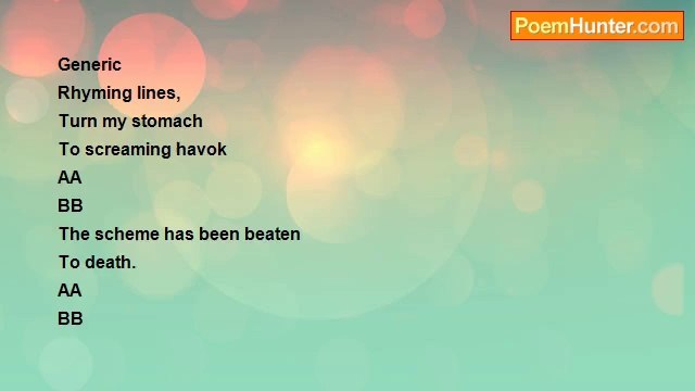 Taylor Seaton - AA BB Poetry