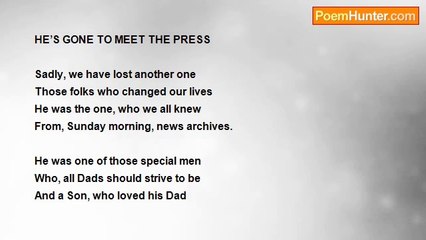 Del a.k.a. Abe Jones - Tim Russert
