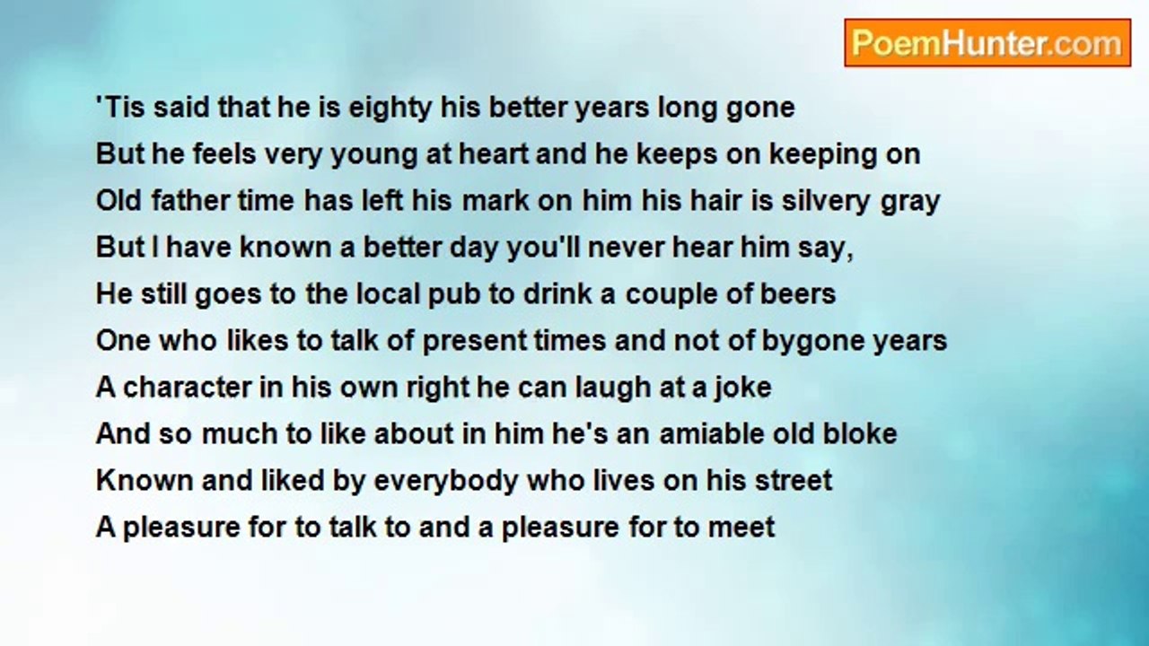 Francis Duggan - An Amiable Old Bloke