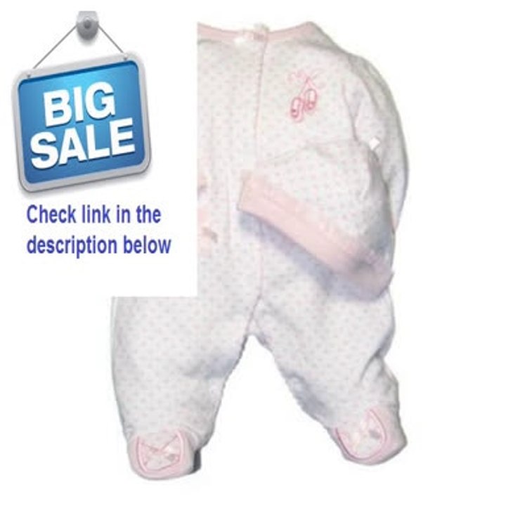 Best Deals Little Me Baby-girls Newborn Prima Ballerina Footie and Hat Review