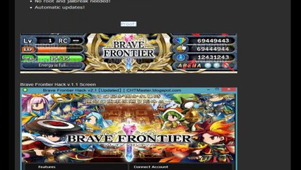 Brave Frontier Hack Gold Gems Unlimited Energy