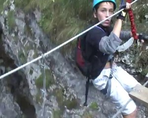 Via ferrata Les Etroits (Another brick in the wall) HD