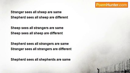 maria sudibyo - Stranger, Shepherd and Sheep