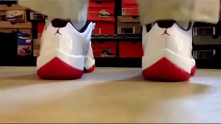 Jordan 11 Low White_Red Video