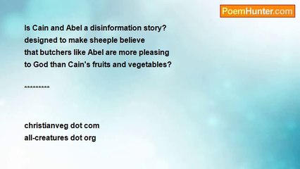 O Anna Niemus - Cain And Abel Disinformation