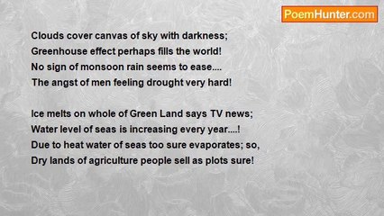 Ramesh T A - A Cry Of Nature!