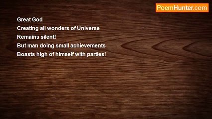 Ramesh T A - A Beautiful Humility of God!