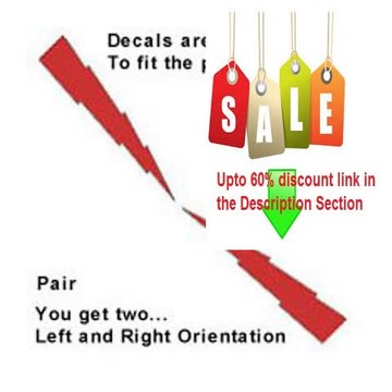 Reflective Stickers Hard Hat Decals Lightning Bolts best deal Review