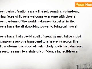 Ramesh T A - A FLOWER PARK FOR PEACE!