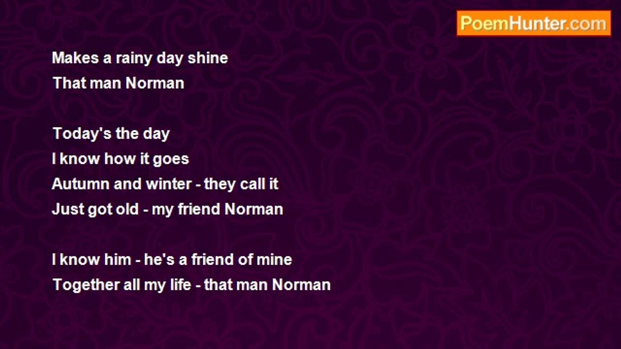 Patrick Sant - A Man Called Norman