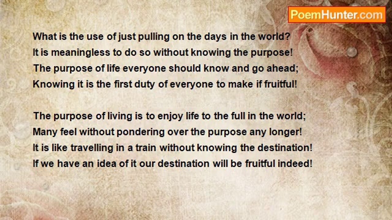 Ramesh T A - A PLAY OF LIFE!