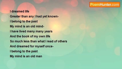 Shalom Freedman - I Belong To The Past/ My Mind Is An Old Mind