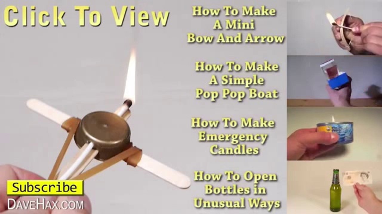 How to Make a Mini Crossbow!