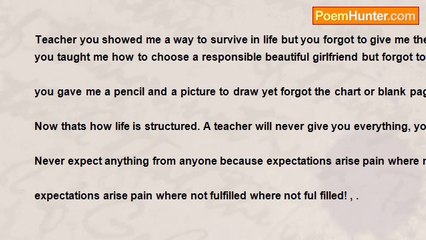 Ernest Makuakua - A Teachers lesson