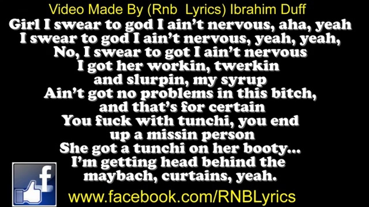 Lil Wayne - I Ain't Nervous (Lyrics / Paroles)