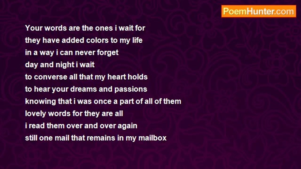 Srita Sri - The mail unread...