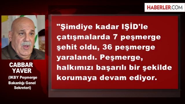 IŞİD Peşmerge Çatışmalarında 7 Peşmerge Öldü