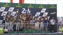 24 Heures du Mans 2014 : Remise des trophées à Audi après sa victoire