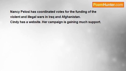 O Anna Niemus - 63 Cindy Sheehan