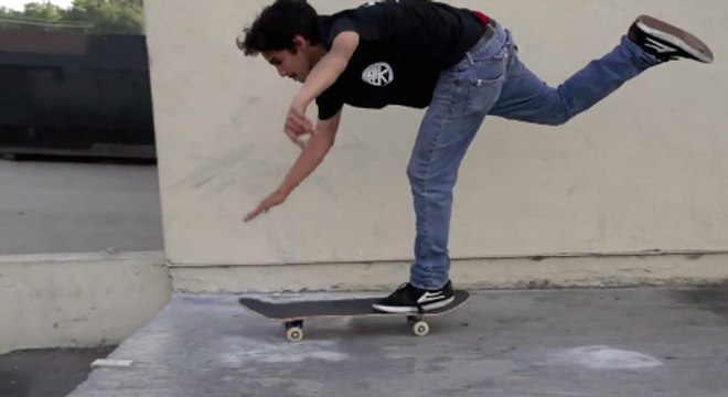 Carlos Lastra one month street part - behing the clip