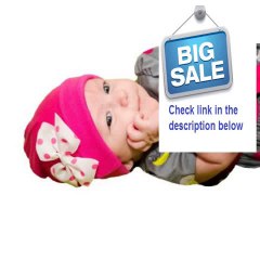 Best Deals 4' Pinwheel Bow Cotton Baby Hat Review