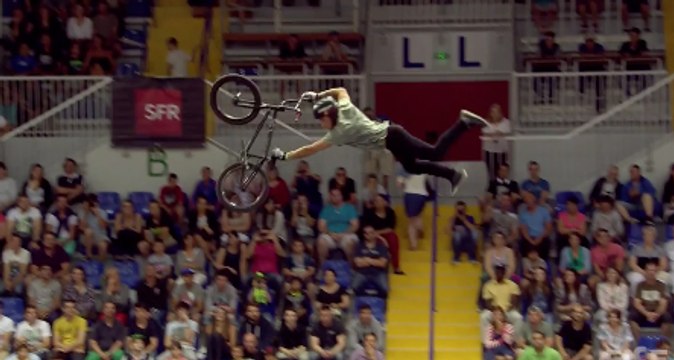1st place of Jimmy Van Belle at SFR FISE Xpérience Reims 2014 - BMX
