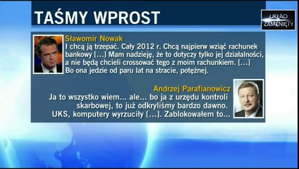 Afera Podsłuchowa - Taśmy "Wprost" (14.06.2014)